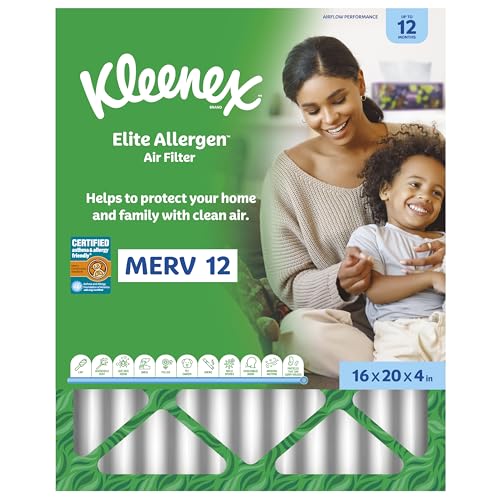 Kleenex Elite Allergen Air Filter 16x20x4 Inches - 12 MERV RATING (2-Pack) - image 2