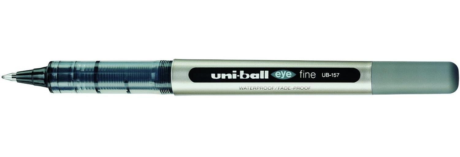 Uni-Ball Pióro kulkowe w płynie, UB157, średnia końcówka, 0,7 mm, czarny, 12 sztuk