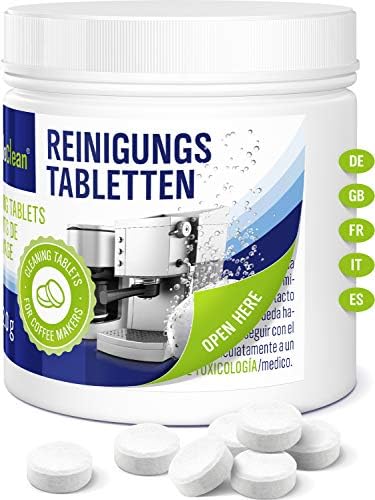 Cleaning Tablets for Coffee and Espresso Machine - Pack of 40, Cleaner Suitable for Automatic Coffee Makers and Capsule Machines