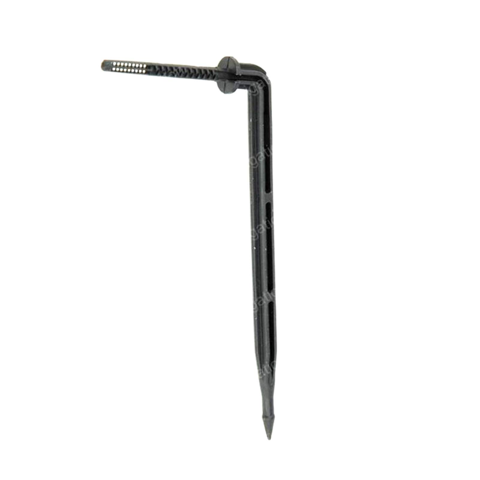 Strumenti for l'irrigazione da giardinaggio 3/5mm Raccordo for tubo flessibile 300 Gomito Irrigazione a goccia Trasmettitore a freccia for irrigazione di piante da giardino Irrigazione a goccia Testa