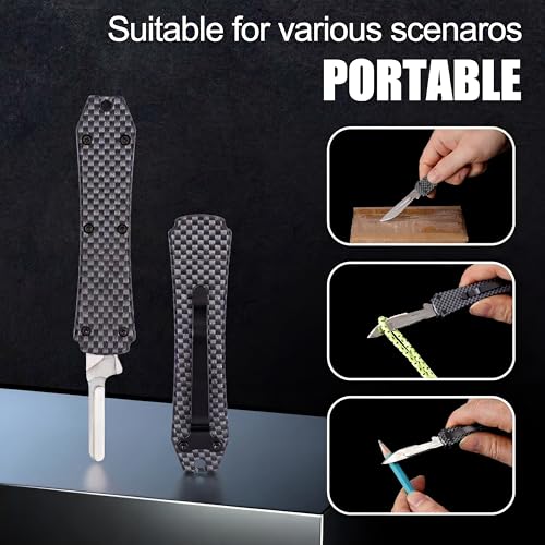Image of Little World Folding Utility Knife Quick Change Box Cutter with 20 Blades