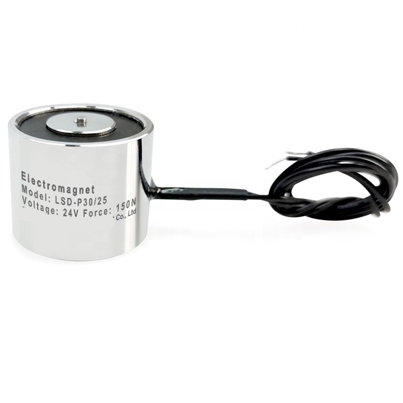 Elettromagnete LSD-P30/25, magnete elettrico rotondo, solenoide elettromagnetico CC, ventosa di sollevamento, 1 pezzo(24V)