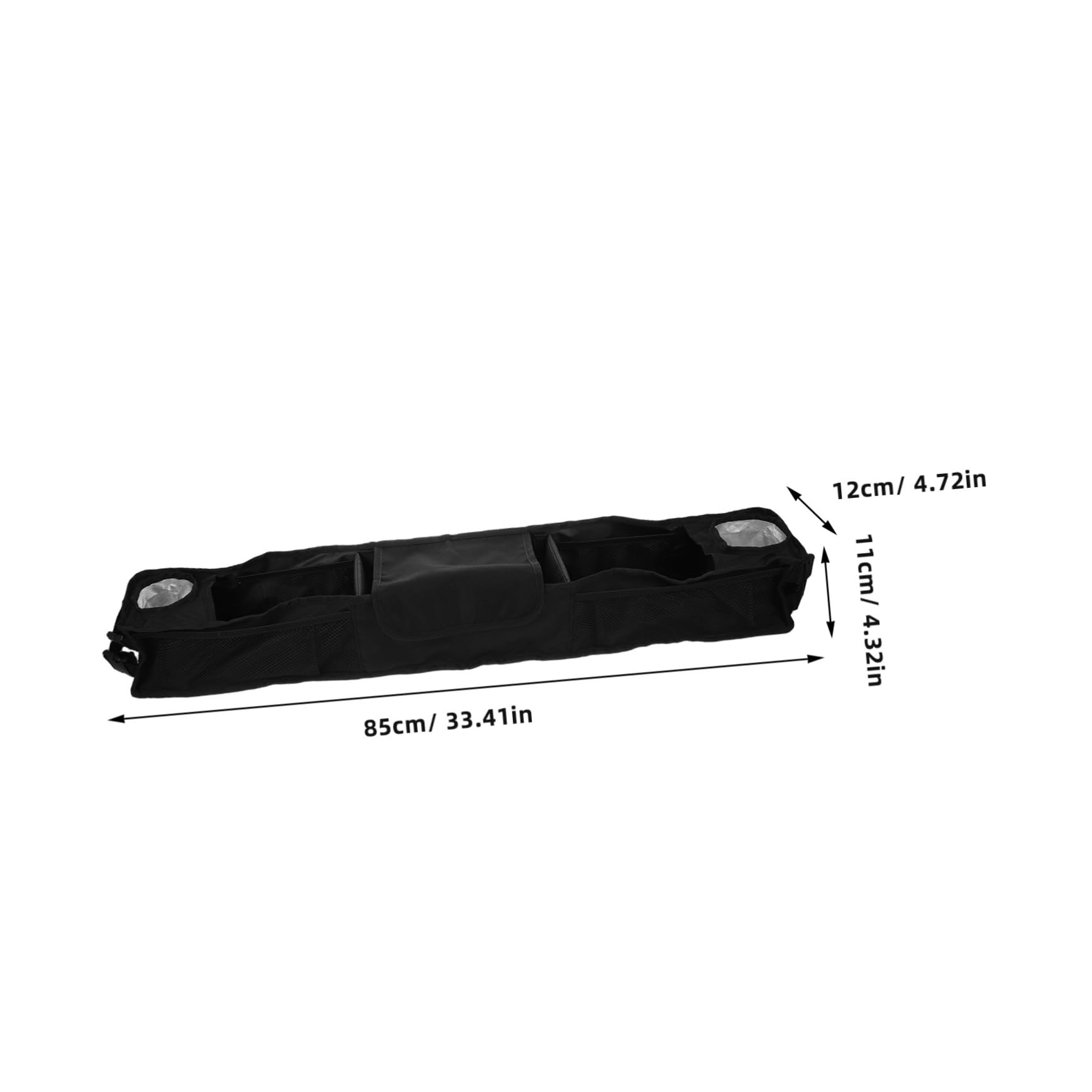 Organizador de Almacenamiento para Carrito de Golf Negro Plegable