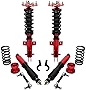 cciyu Coilover Suspension Shock Absorbers Height Adjustable Coilovers Lowering Kit Fit for 2005-2014 for Ford for Mustang