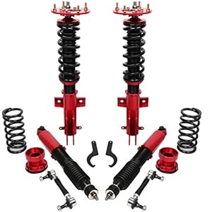 2005-2014 Ford Mustang cciyu Coilover Suspension Shock Absorbers Height Adjustable Coilovers Lowering Kit