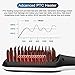 Beard Straightener for Men Ionic Hair straightening Brush Beard/Hair Straightener with Anti-Scald Feature Portable Beard Straightener Comb with LED Display for Home & Travel