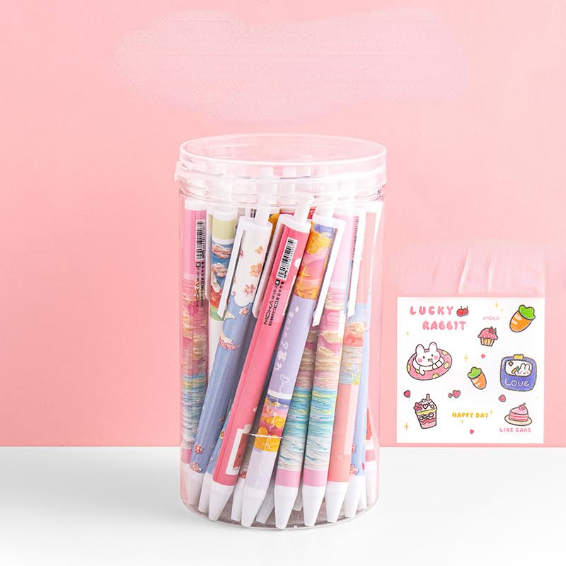Pack de 30 bolígrafos retráctiles con tinta negra miniatura 2