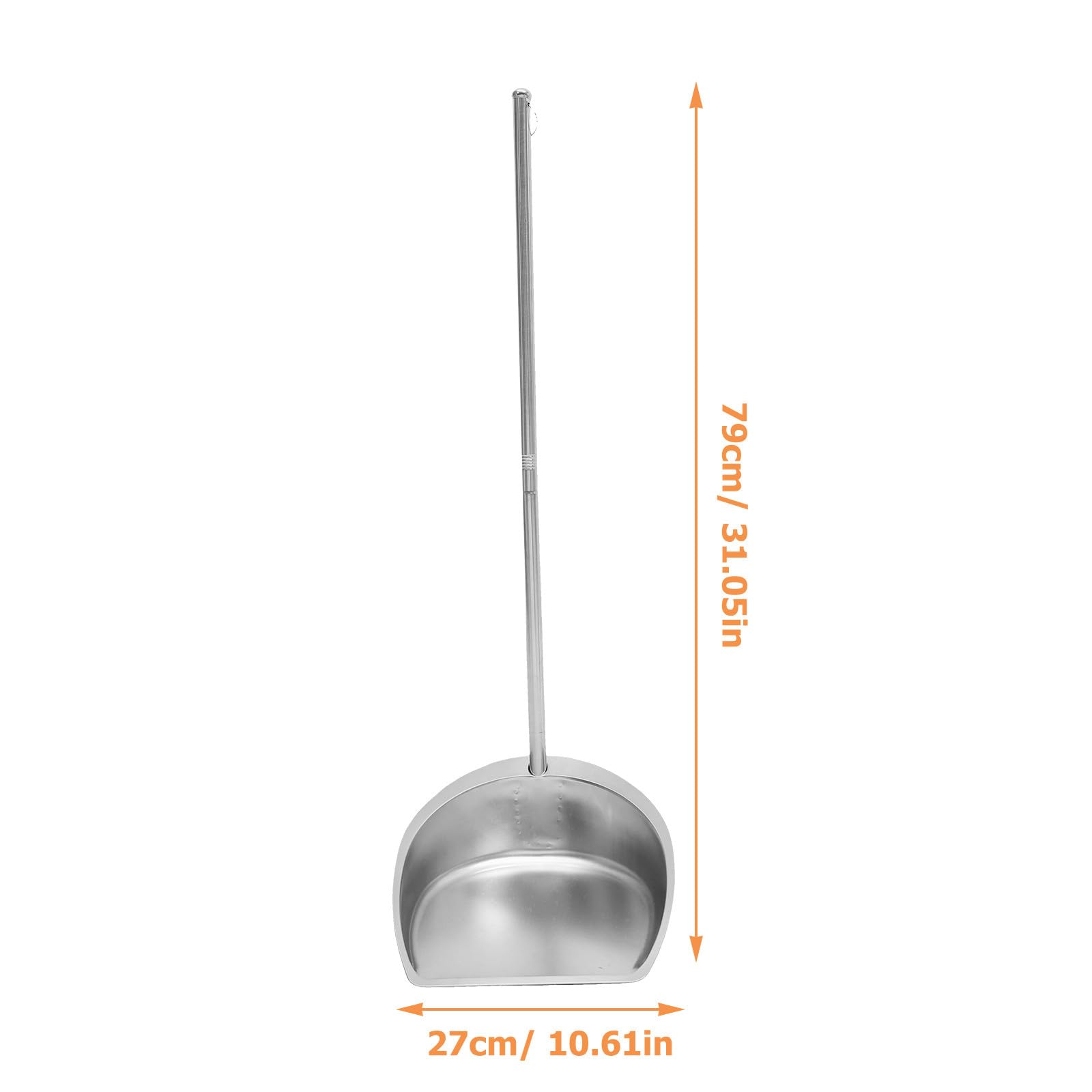 Ciieeo Set Scopa e Paletta la Pulizia della Casa, Acciaio Inox Resistente Design Antiscivolo, Kit Completo per Spazzare Pavimenti e Angoli Stretti, per Uso Domestico e Dormitorio