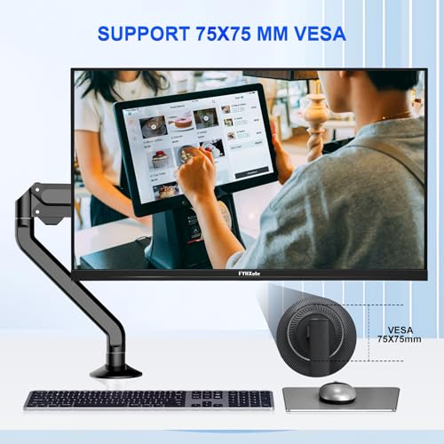 Image of FYHXele 32 Inch Large Touchscreen Monitor QHD 1440P 100Hz,USB-C, HDMI, Displayport,Height /Swivel /Tilt /Rotating Adjustable Stand, IPS Multi-Touch PC Monitor for mall, Office, Gaming
