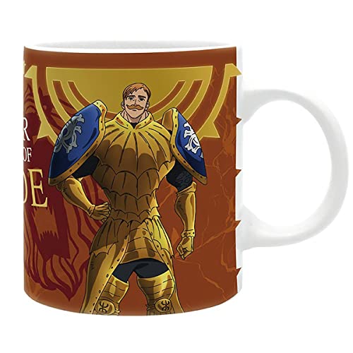 ABYstyle The Seven Deadly Sins Escanor Ceramic Coffee Tea Mug 11 Oz. Anime Manga Drinkware Dishwasher Microwave Safe Home & Kitchen Essential Gifts