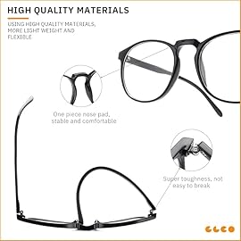 IBOANN Chic & Comfy Blue Light Glasses for Women - 3-Pack Round Frames, Screen-Ready Style with UV Protection Coating