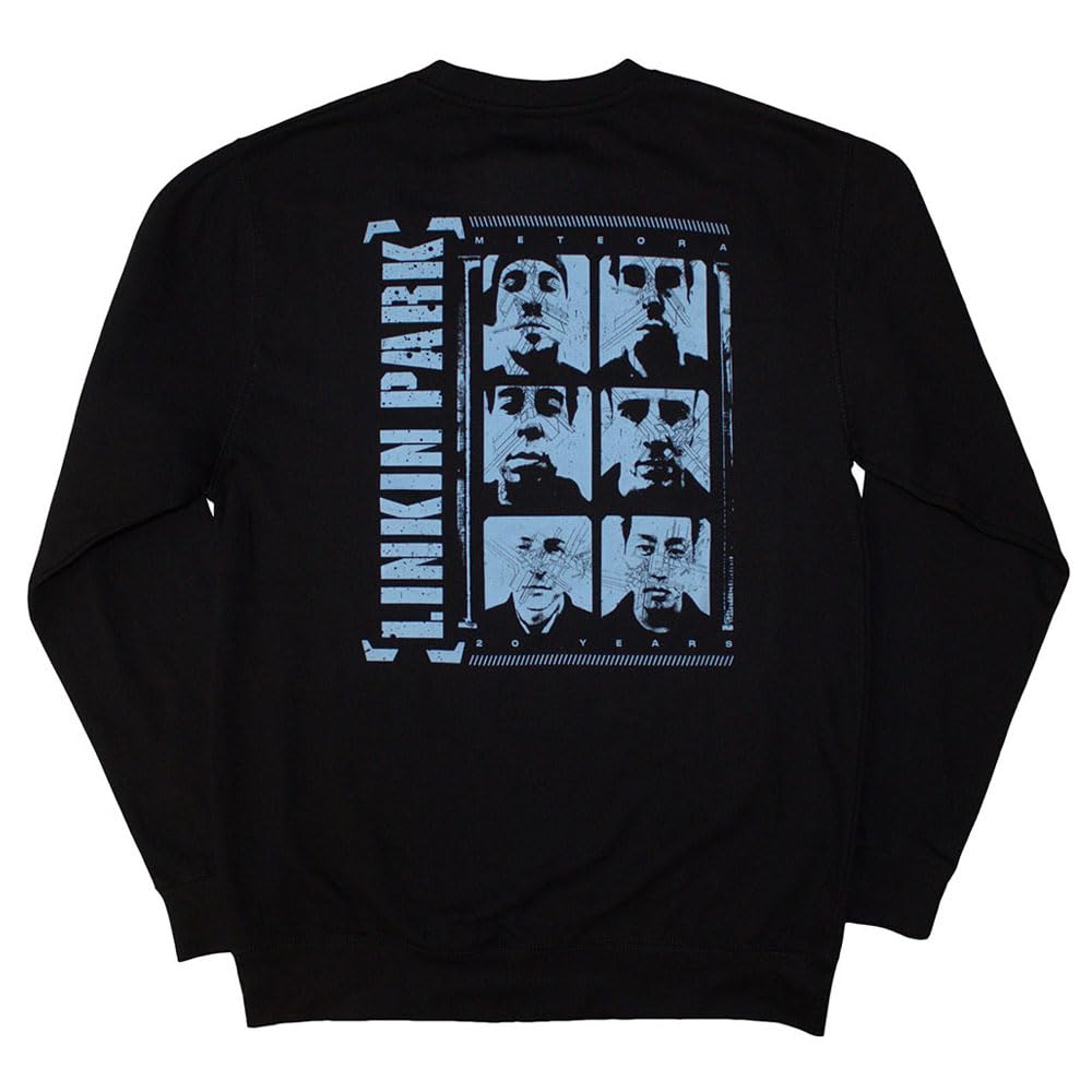 Rock Off officially licensed products Linkin Park Meteora Portrety Bluza M Czarna, Czarny, M
