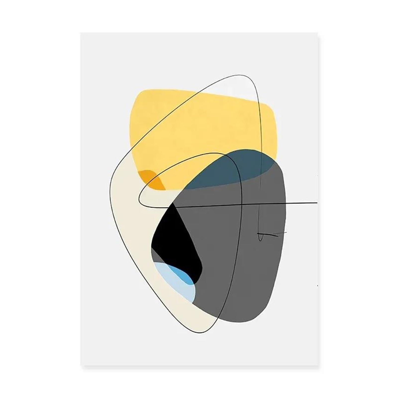 Affiche de Galerie pour Décoration Salon Moderne et Chic 50x70