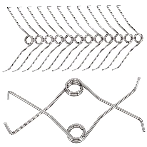 ROMISBABA 20pcs Replacement Pruning Shear Springs Left-Right Curved for Garden Clippers Handheld