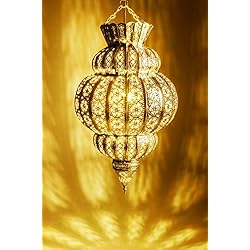 Lamparas Orientales Para Cocina Marrakesch - Lámpara colgante de estilo oriental (casquillo E27, 45 cm, para salón, cocina o para colgar), diseño marroquí