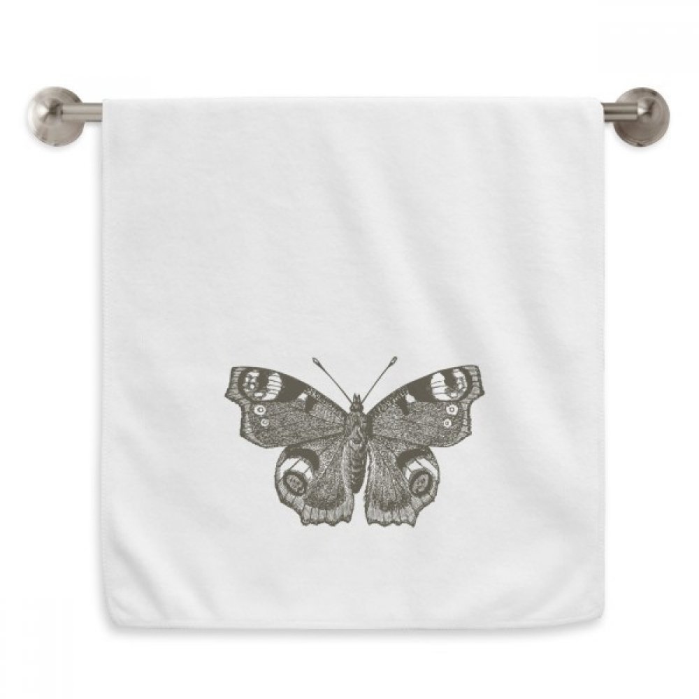 Serviette débarbouillette papillon dark wing serviettes moelleuses 13x29 inch