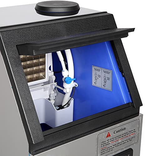 Máquina de hielo comercial acero inoxidable 150 lbs miniatura 4