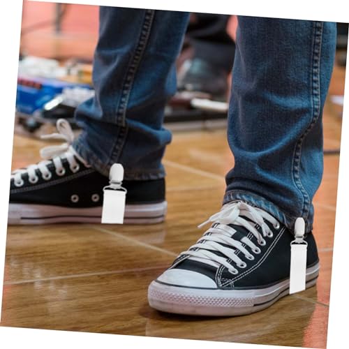 4 Piezas Clips Ajustables Elásticos para Botas de Motocicleta, Sujetadores Resistente al Viento para Pantalones, Diseño Elástico Cómodo para Hombre y Mujer miniatura 3