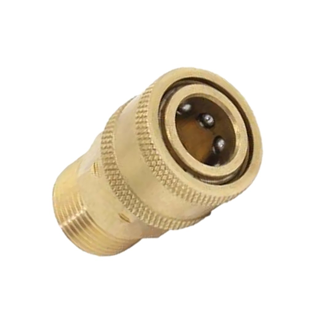 Pressure Washer Quick Release Mini M22 Female to 1/4 Male Brass Coupling