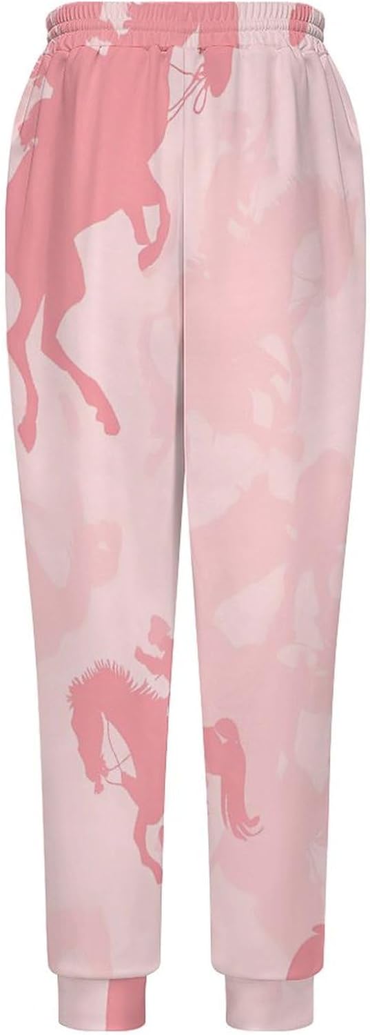 Western Man Riding Horse Silhouette Men Pants Lightweight Sweatpants Joggers Pant 4XL