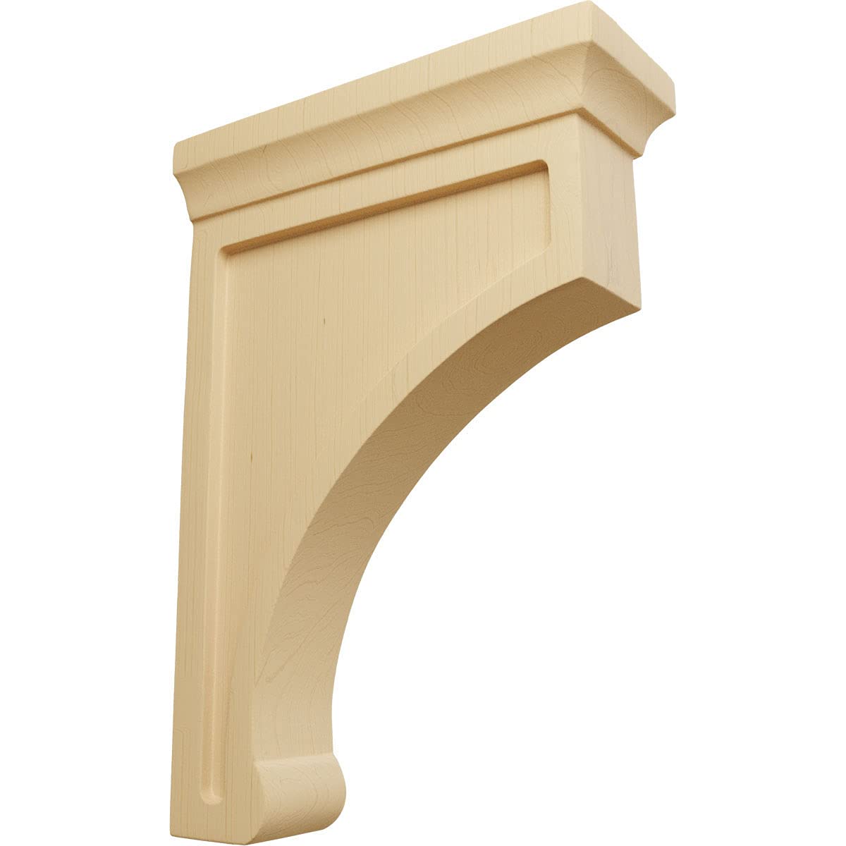 Ekena Millwork BKTW02X07X10GOAL-CASE-2 Large Gomez Wood Wood Brackets, 2 1/2"W x 7"D x 10"H (2-Pack)