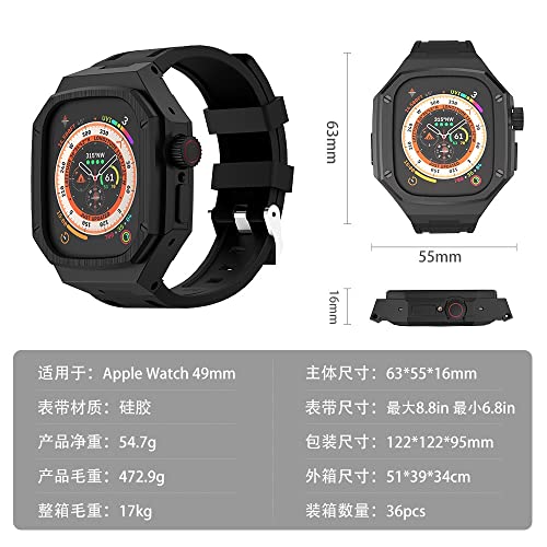Kit modification Apple Watch Ultra 49 mm boîtier acier bracelet - 5