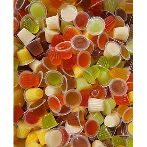 100 Reptile Jelly Pots Reptile Food, Fruit Jelly Cups for Lizards, Geckos, Ants, Birds, Parrots & Feeder Insects (Mixed) Cover
