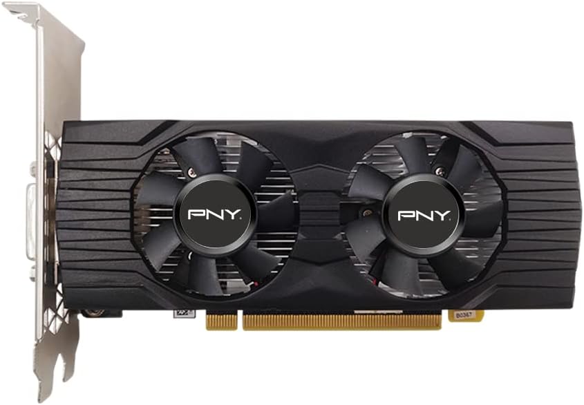 PNY Scheda Grafica GeForce GTX 1650 4GB Dual Fan Low Profile PNY Scheda Grafica GeForce GTX 1650 4GB Dual Fan Low Profile