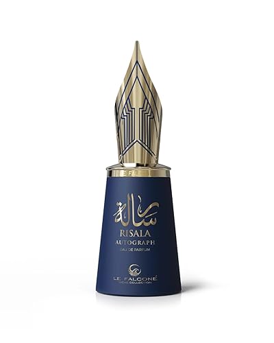 Le Falcone Risala Autograph 3.4 fl oz / 100 ml Eau de Parfum – unique unisex signature fragrance with lime, coconut, leather & ambergris – long lasting luxury