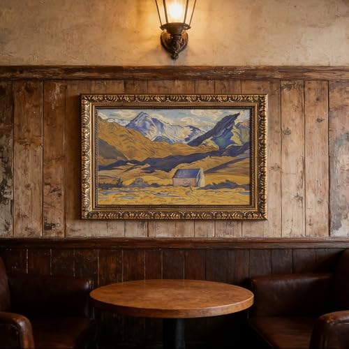 Paysage de montagne impression giclée Rita Angus toile décorative salon bureau - 4