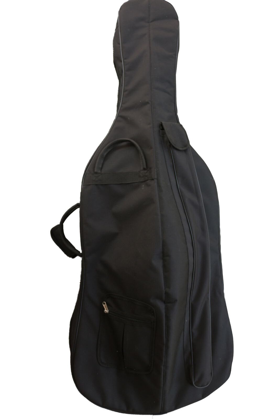 Borsa impermeabile per violoncello disponibile in misure 4/4 e 3/4, con cinghie stile zaino e maniglia per un comodo trasporto del violoncello (nero)