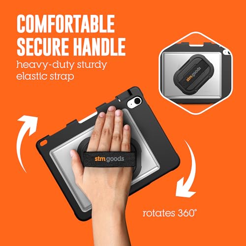 Coque iPad 10 rotative 360° STM Goods avec support réglable et sangle robuste - 4