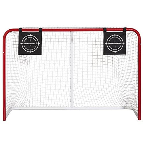 Winnwell Top Corner Hockey Targets - Practice with Two Shooting Target for Ice Hockey Pucks & Street Hockey Balls - (2 Pack)