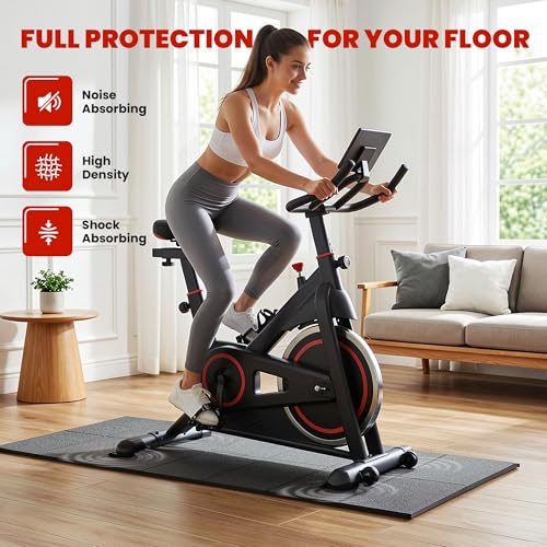 Image of Walking Pad Treadmill Mat for Carpet Floors,55x24 Hardwood Floor Protection, Mats for Under Walking pad /Treadmill /Bike /Exercise Equipment on Carpets, Noise Shock Absorption, Stationary