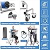 Adult Standing Walker for Seniors Hemiplegia Rehabilitation Standing Frame, Anti Recline, Lower Limb Training, Adjustable Height, Walker Aid for The Disabled, Suitable for People of 58-71 in