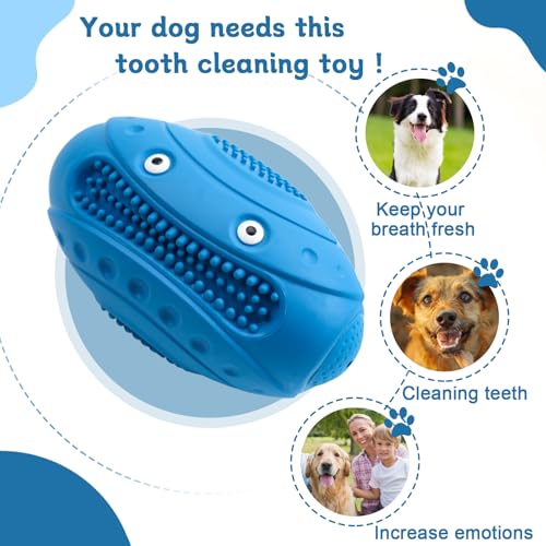QGGTQG Hundespielzeug aus Naturkautschuk, Hundespielzeug Unzerstörbar, Interaktives Kauspielzeug Hund zur Zahnreinigung und Angstlinderung, Dog Toys für Kleine, Mittelgroße und Große Hunde