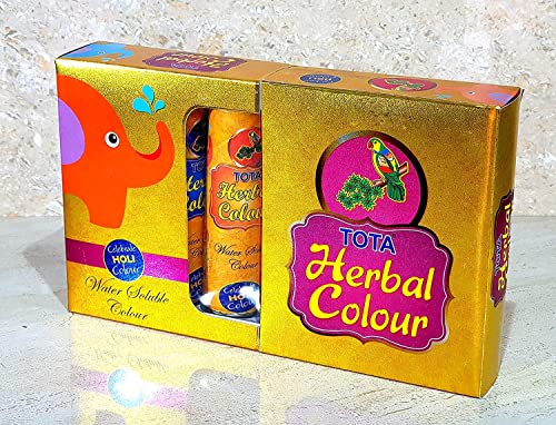 Image of Skin-Safe and No Irritation Herbal Holi Water Color Glitter Powder is Very Safe for Skin and Hair (Holi Water Color Pack of 6)