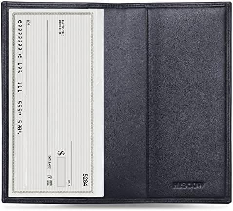 HISCOW Minimalist Checkbook Cover - Full Grain Leather