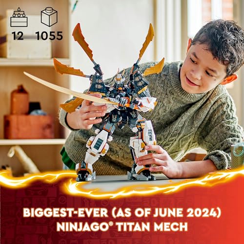 Image of LEGO NINJAGO Cole's Titan Dragon Mech Adventure Toy 71821 Building Blocks for 18+ Gift