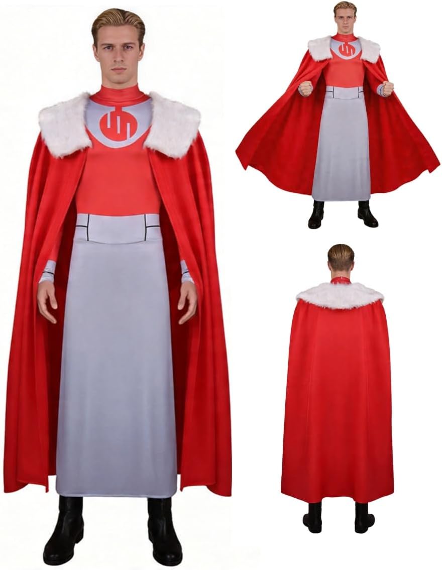 Boomtrader Thragg Invincible Cosplay Costume Cloak Jumpsuit Adult Men Halloween Party Cosplay Outfits