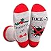 Produktbild 2020 Weihnachtsdekoration Geschenk, Weihnachtssocken Weihnachten Urlaub Socken Buchstaben Gedruckt Baumwolle Crew Socken Neuheit Geschenke