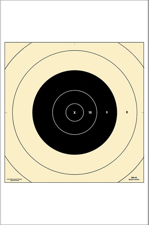 100-yard SR-1 Series Targets Hearvy Tagboard Paper