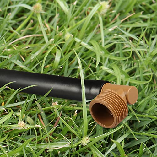Gardrip 1/2 Inch Threaded Drip Irrigation Male Adapter：drip Irrigation Universal Pvc Adapter 3/4" Male Pipe Thread (Mpt) X 1/2" Barb Elbow Swing Pipe Irrigation Fittings (10 Pack)) #TOP6