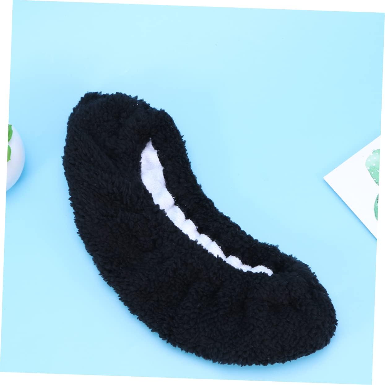 BESPORTBLE 4pairs Plush Skate Covers for Ice Hockey and Figure Skates Light Pink Black Moisture-Absorbing Protective Blade Guards to Prevent and Chipping