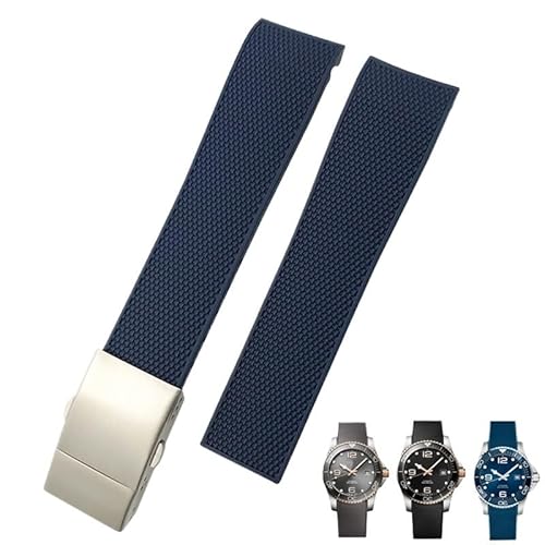 [BKUANE] 21mm ���v�o���h�AHydroconquest L3 780 781 782 841 �h���V���R���X�g���b�v�p(Blue)