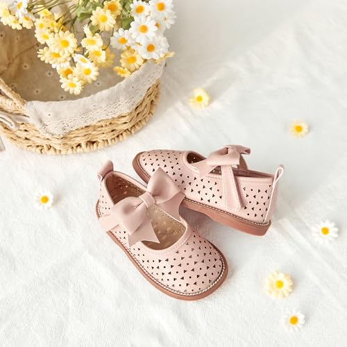 Image of Flaryzone Toddler Little Girl Mary Jane School Uniform Oxfords Flat Dress Shoes