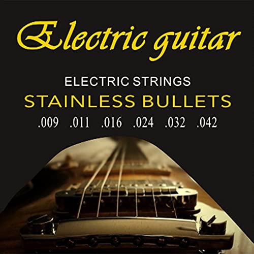 Jeu de cordes de guitare électrique 1 à 6 cordes en fil d’acier - Les Beatles, Paul McCartney, John Lennon, RIngo Starr, George Harrison Jeu de cordes de guitare électrique 1 à 6 cordes en fil d'acier – Image 3