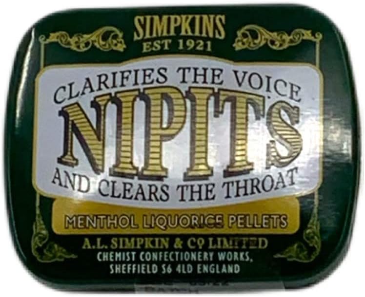 Nipits Menthol Liquorice Pellets