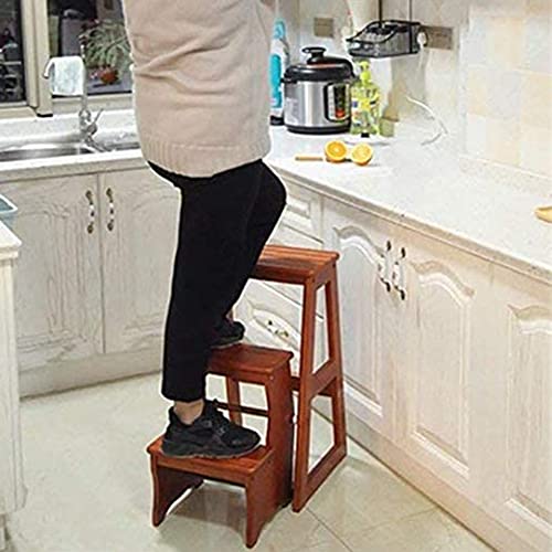 Taburete de madera negra para cocina y banco de zapatos interior 6