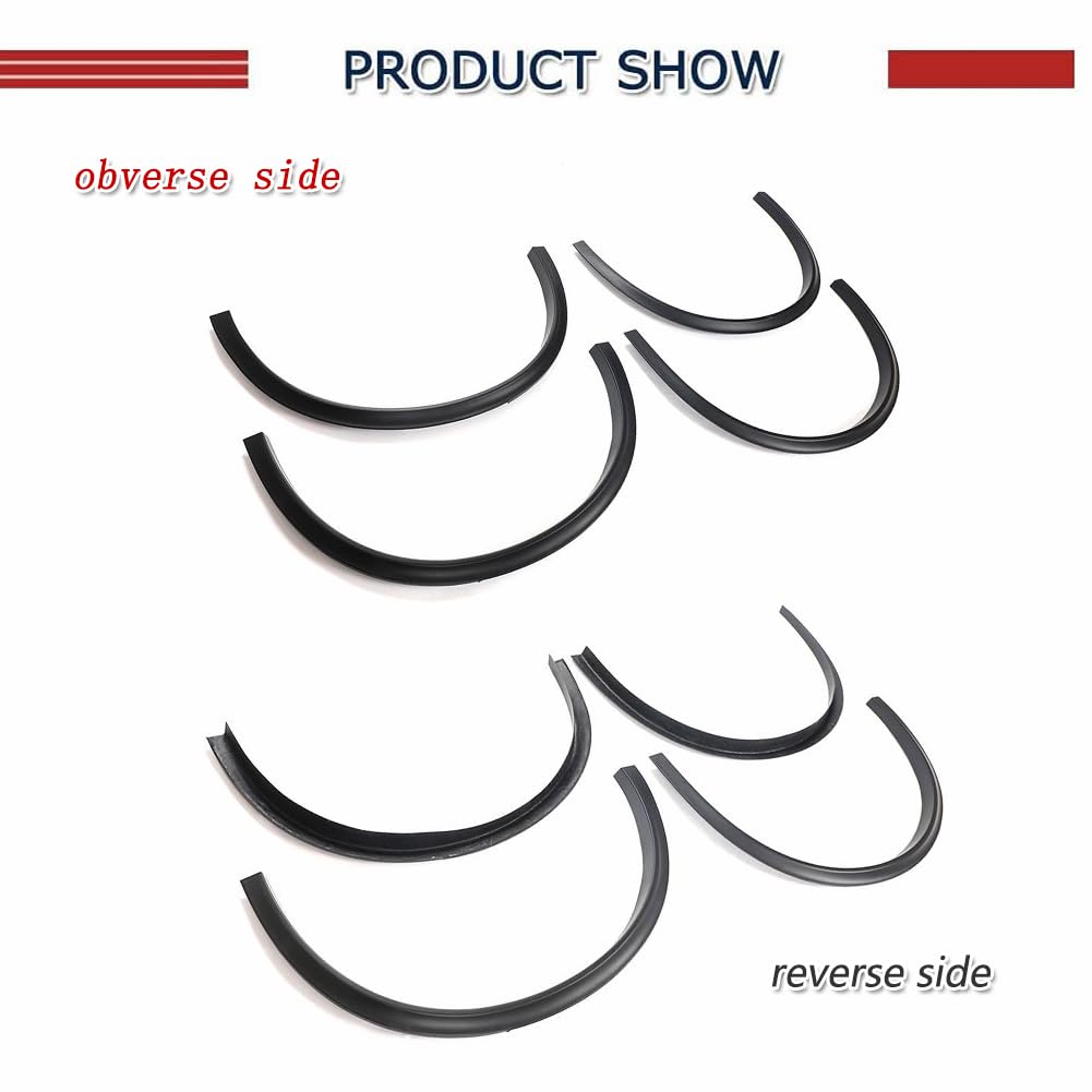 MCARCAR Wheel Arch Fenders For Alfa Romeo Stelvio 2017-2022 - Matte Black Fiberglass